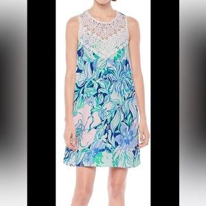 Lilly Pulitzer Nala soft shift dress in Thyme to Party Multi size 10 EUC